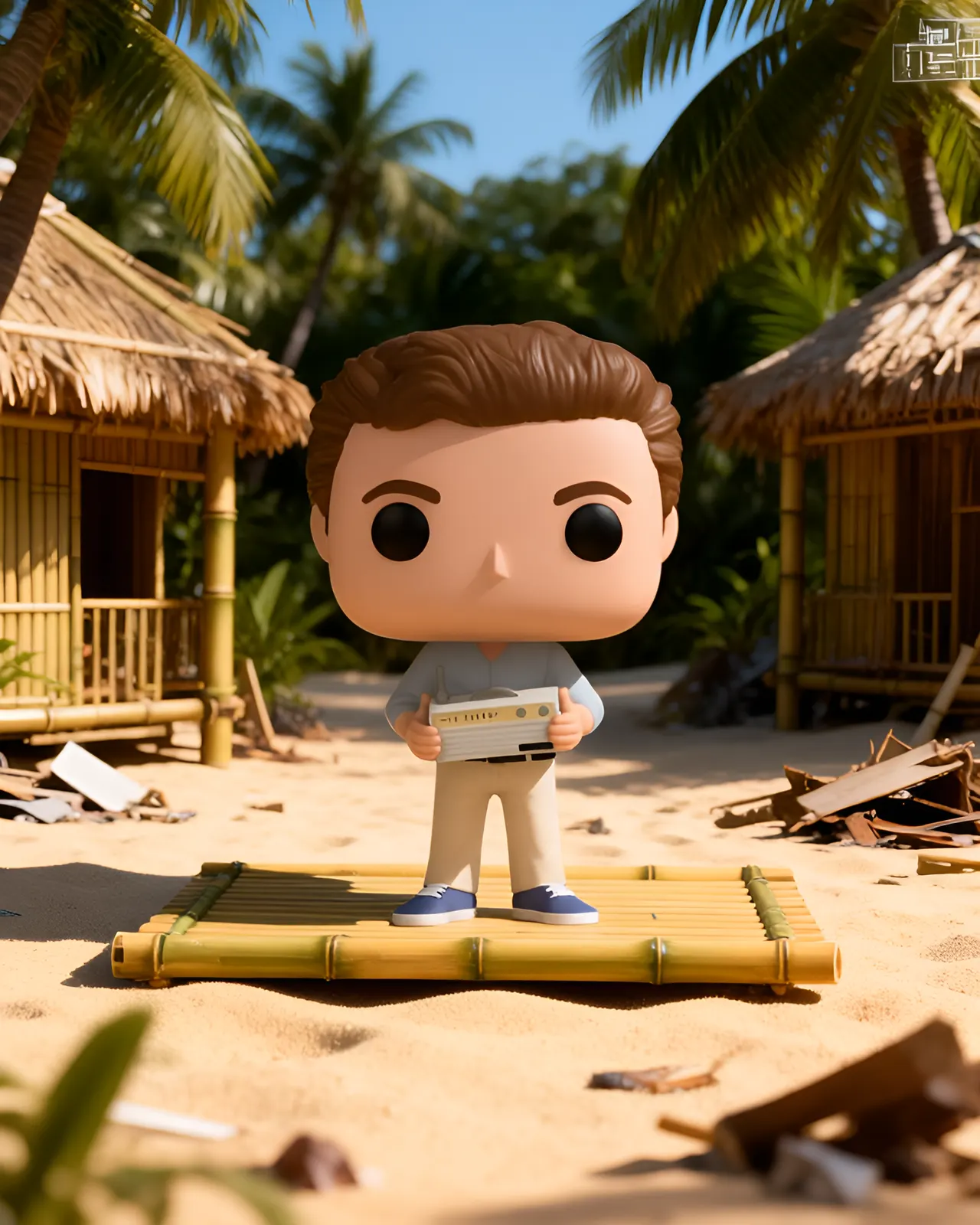 Funko POP! Television: Gilligan’s Island – The Professor with Radio - Image 3