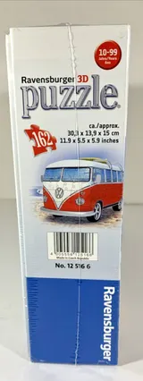Ravensburger 3D VW Bus Rosso T1 Surfer Edition Puzzle – 162 pcs - Thumbnail 1
