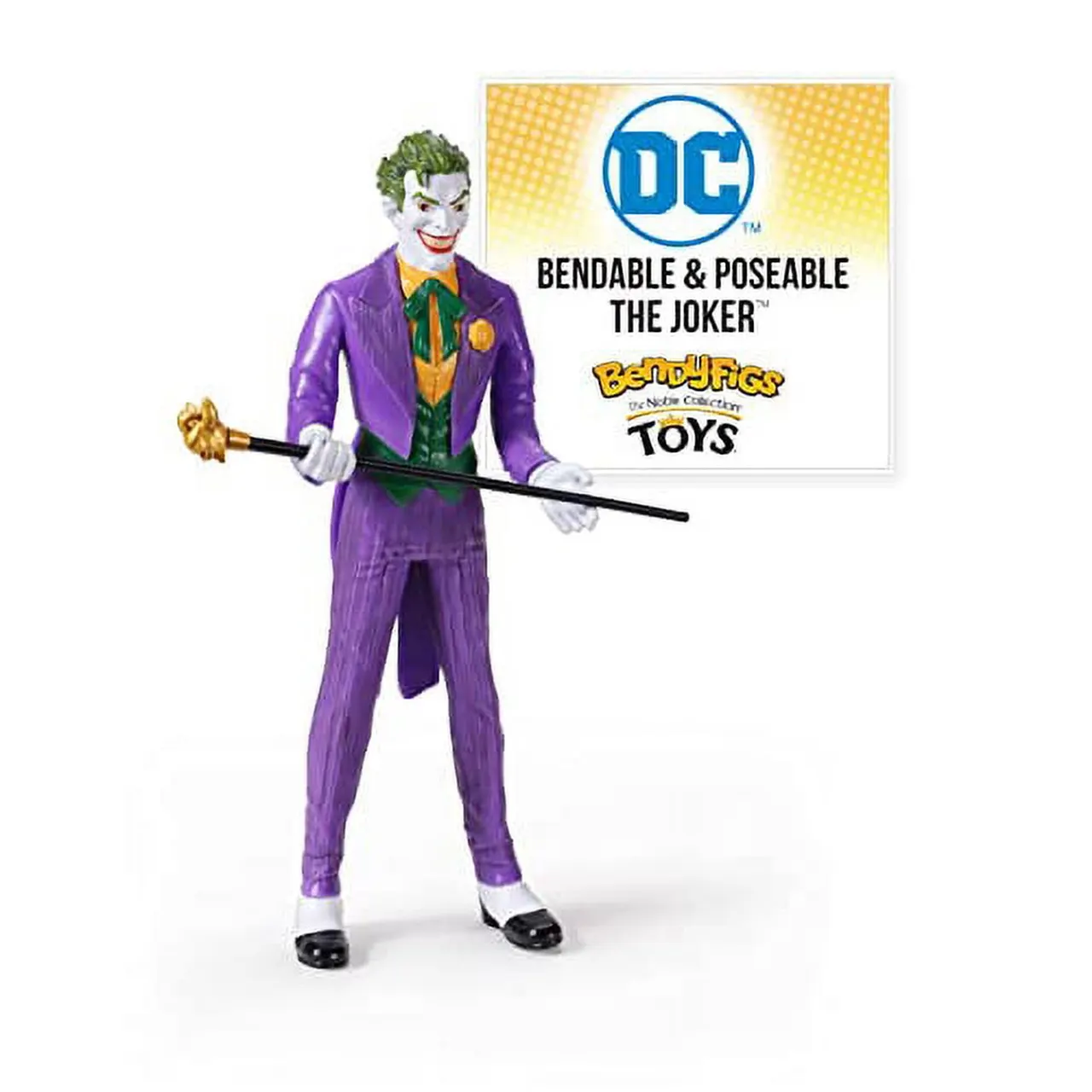 Noble Collection DC Joker BendyFig 19cm Collectible - Image 2