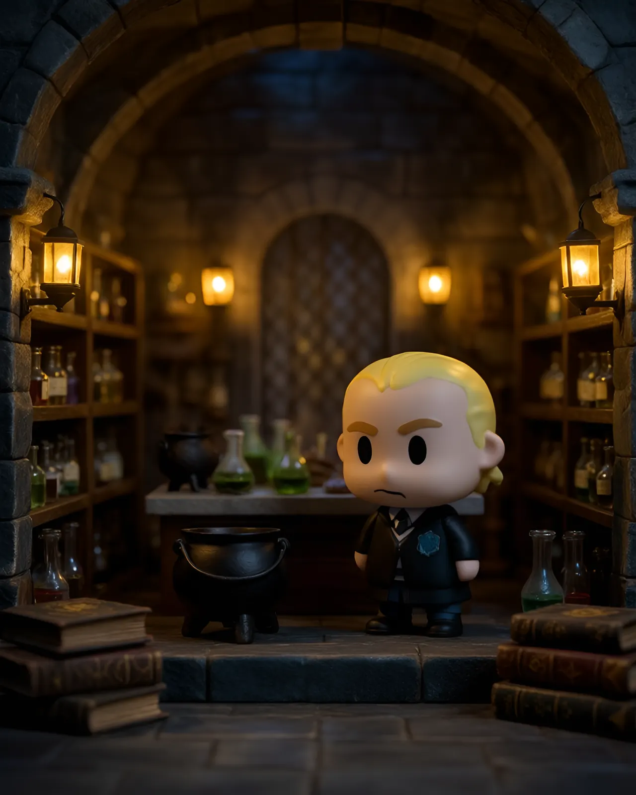 Funko Pop! Mini Moments Harry Potter Anniversary Draco Malfoy Figure - Image 9