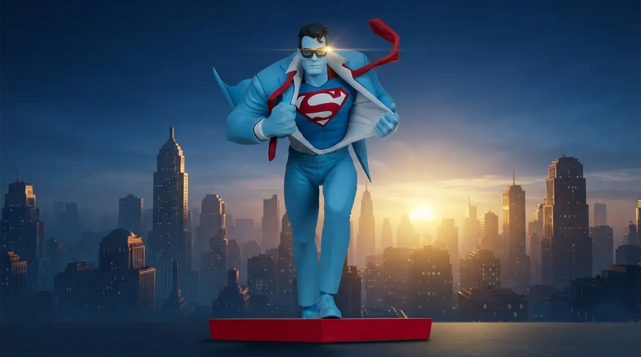 McFarlane Toys DC Direct Superman Red & Blue 1:10 Resin Statue - Image 11