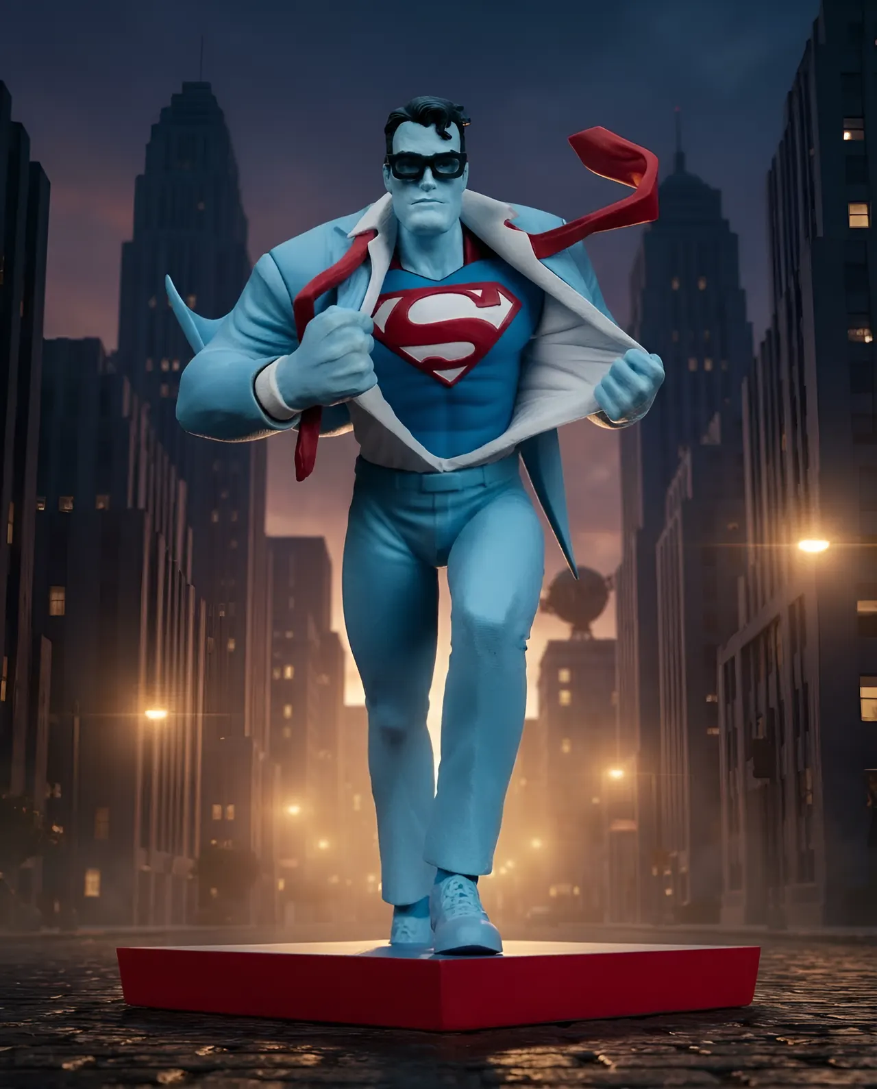 McFarlane Toys DC Direct Superman Red & Blue 1:10 Resin Statue - Image 10