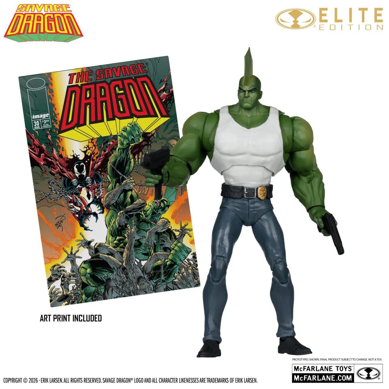 McFarlane Toys Savage Dragon Elite Edition 7" Deluxe Action Figure - Image 3