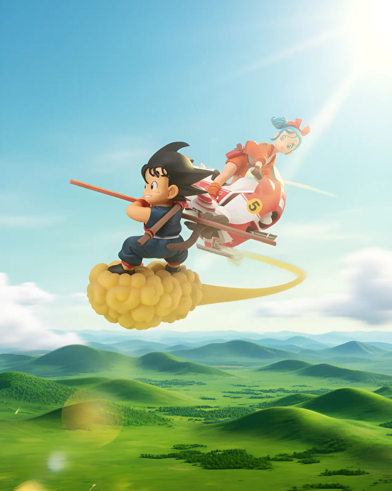 Bandai Spirits Dragon Ball Goku & Bulma 2-Pack Figurines ZERO - Image 7