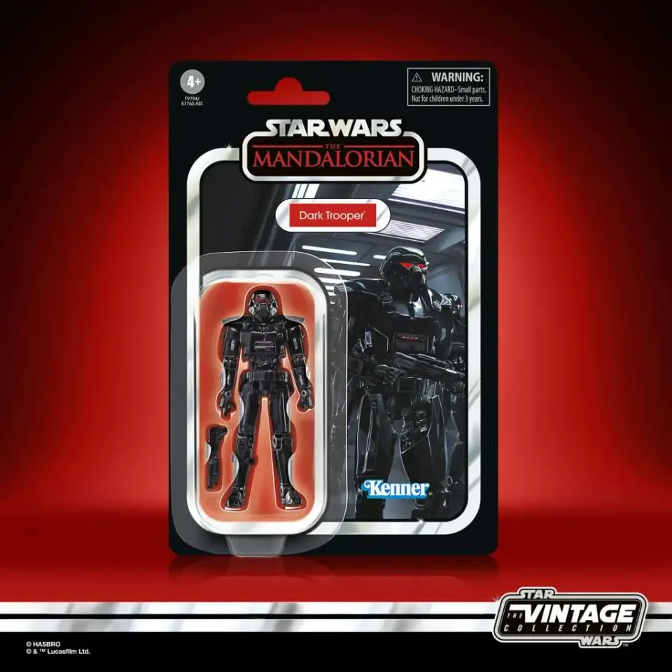 Hasbro Star Wars Vintage Collection The Rescue Dark Trooper Figure Set - Image 2