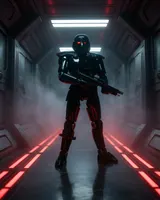 Hasbro Star Wars Vintage Collection The Rescue Dark Trooper Figure Set - Thumbnail 4
