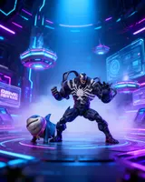 Hasro Marvel Legends Marvel Rivals Venom & Jeff the Land Shark 6" Duo - Thumbnail 11