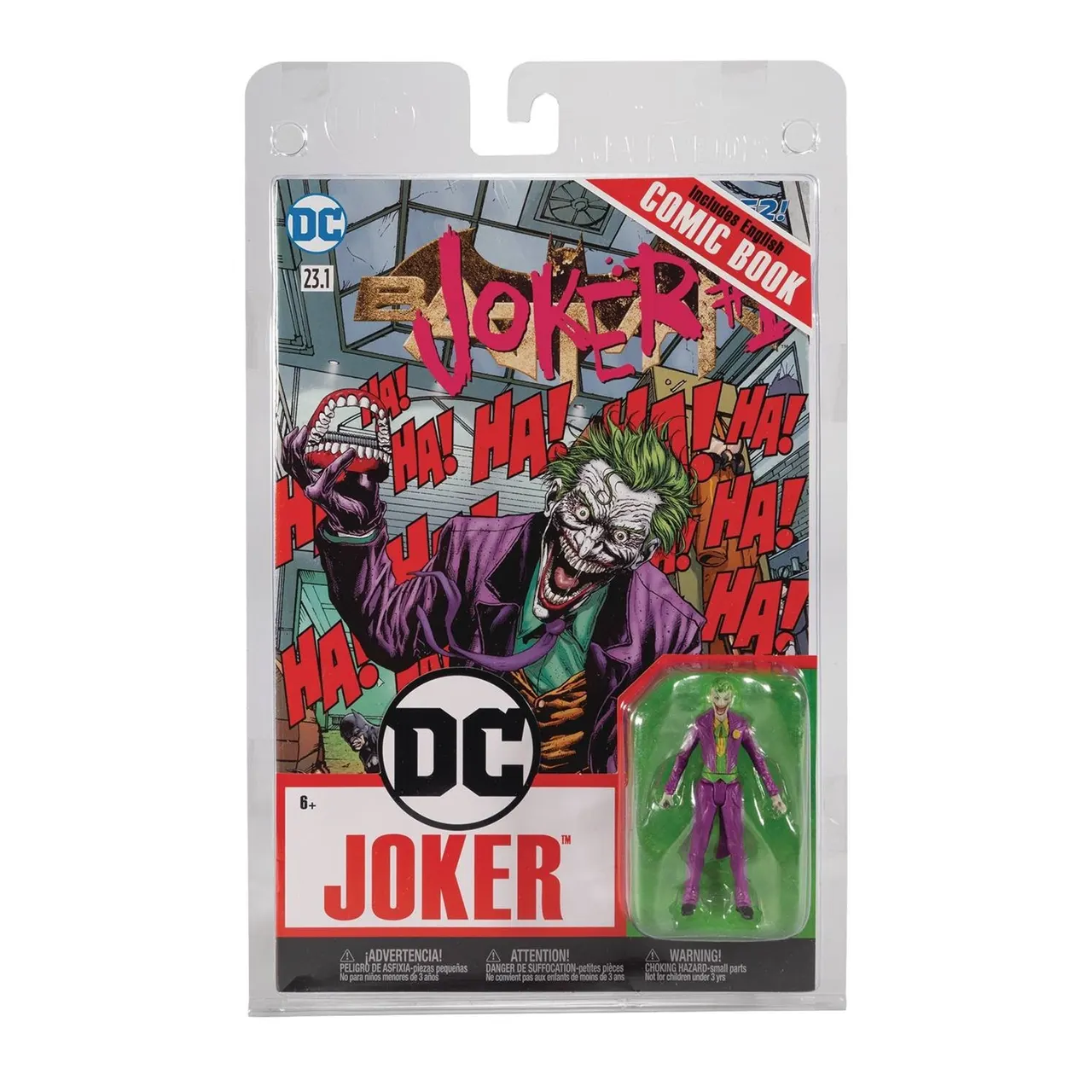 McFarlane Toys DC Direct Joker 3" Page Puncher with Comic #23.1 - Image 1