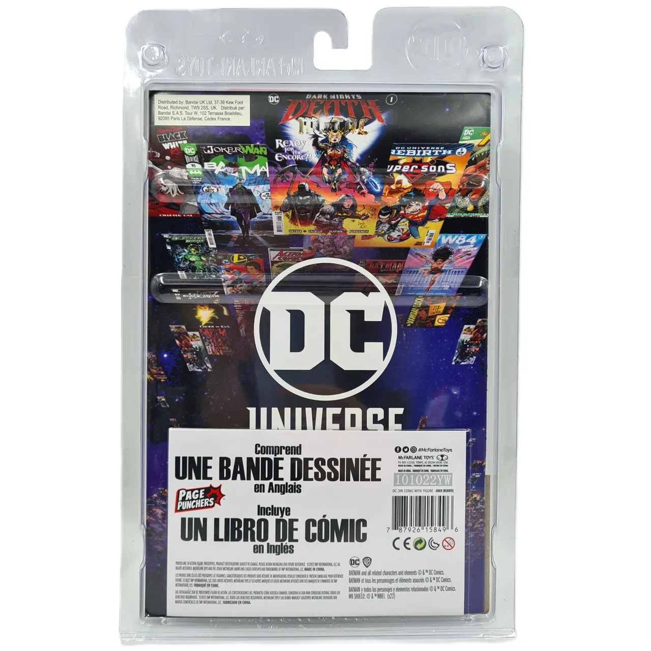 McFarlane Toys DC Direct Joker 3" Page Puncher with Comic #23.1 - Image 4