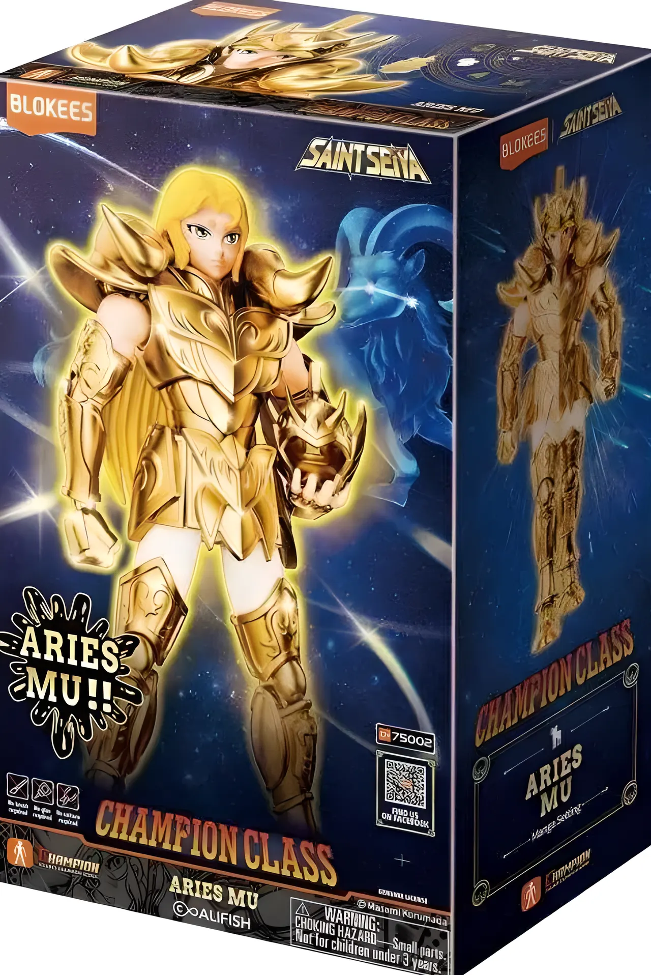 Blokees Saint Seiya Champion Class Aries Mu Model Kit – 15cm - Image 2