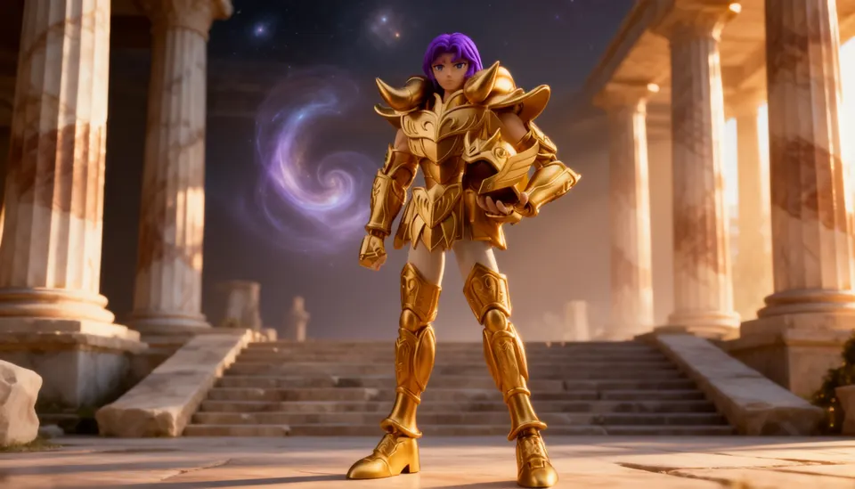 Blokees Saint Seiya Champion Class Aries Mu Model Kit – 15cm