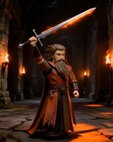 Noble Collection Gandalf the Grey Glamdring Sword 1/1 Replica 121cm - Thumbnail 5