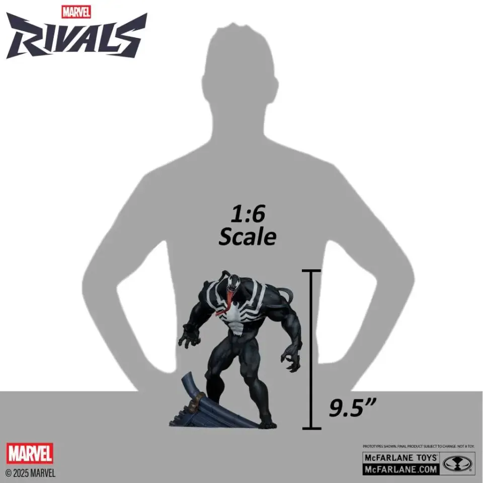 Alliance Entertainment Marvel Rivals Collection 1 Venom Figure - Image 5