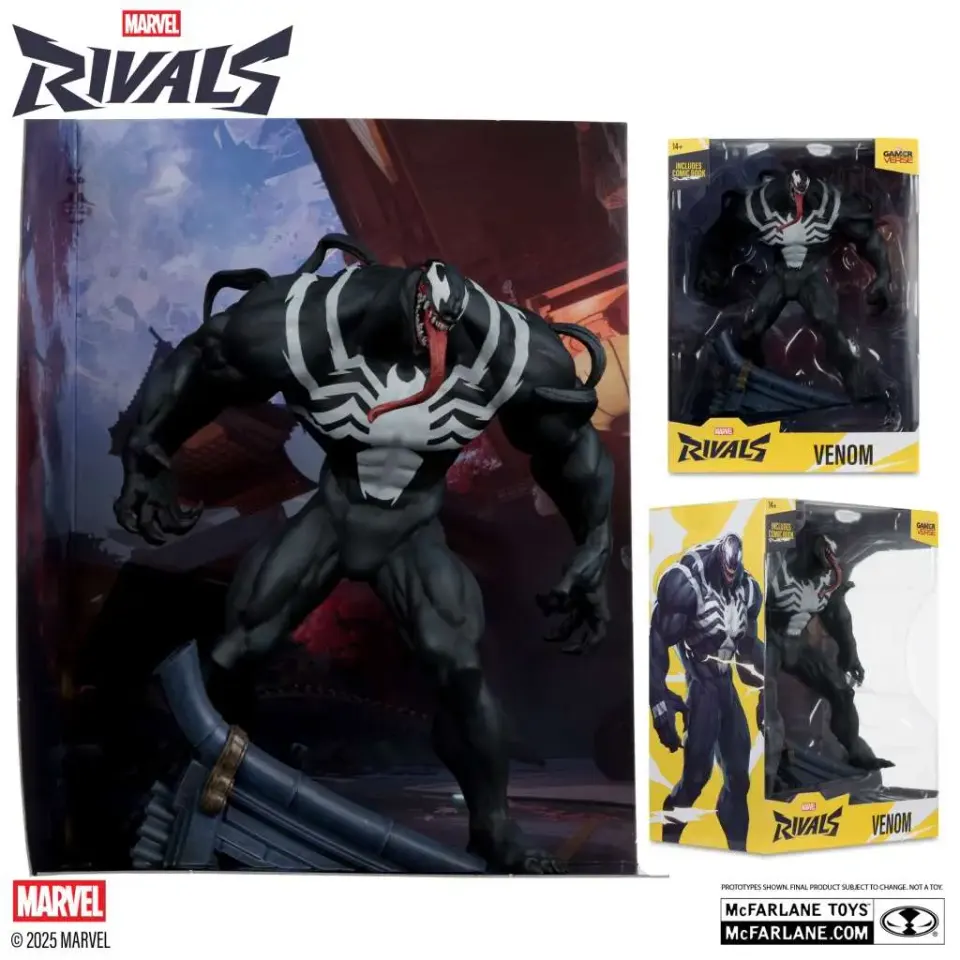 Alliance Entertainment Marvel Rivals Collection 1 Venom Figure - Image 6
