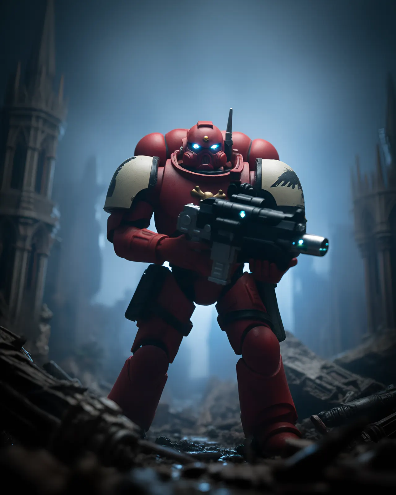 McFarlane Toys Warhammer 40k Blood Ravens Infiltrator 7" Action Figure - Image 7
