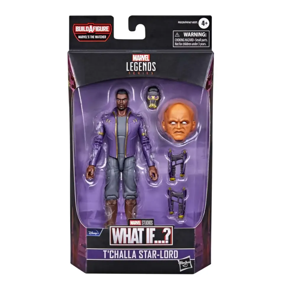 Hasbro Marvel Legends T'Challa Star-Lord (The Watcher BAF) 6" Figure - Image 7