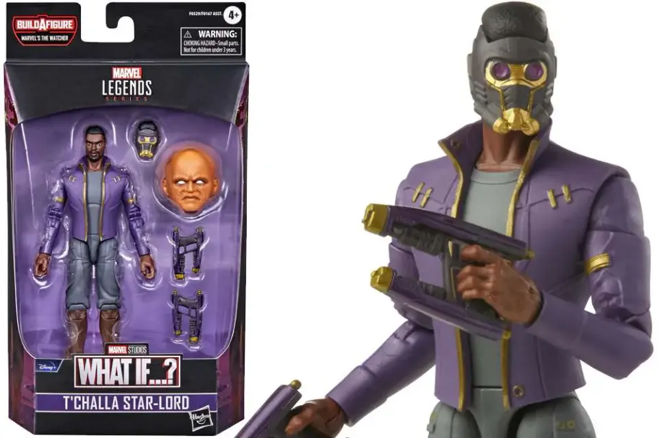 Hasbro Marvel Legends T'Challa Star-Lord (The Watcher BAF) 6" Figure - Image 8
