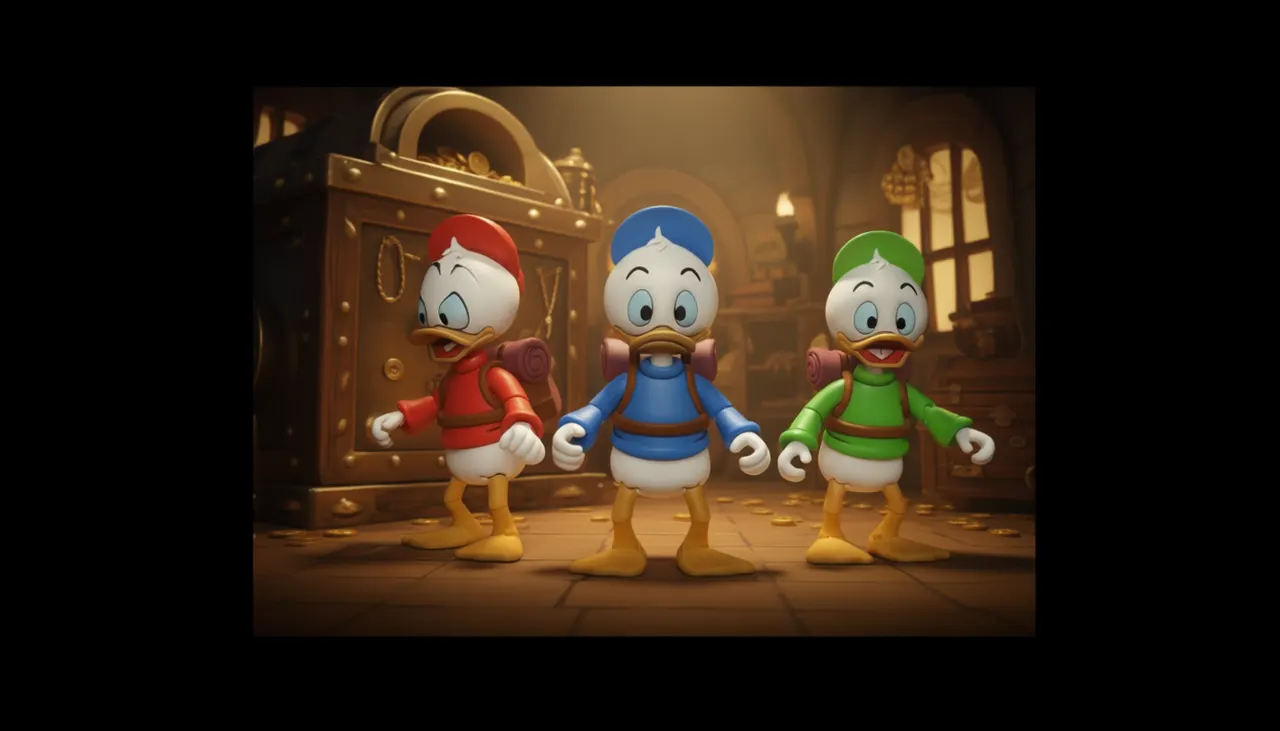 NECA DuckTales Ultimate 3‑Pack – Huey, Dewey & Louie 18 cm Figures - Image 11