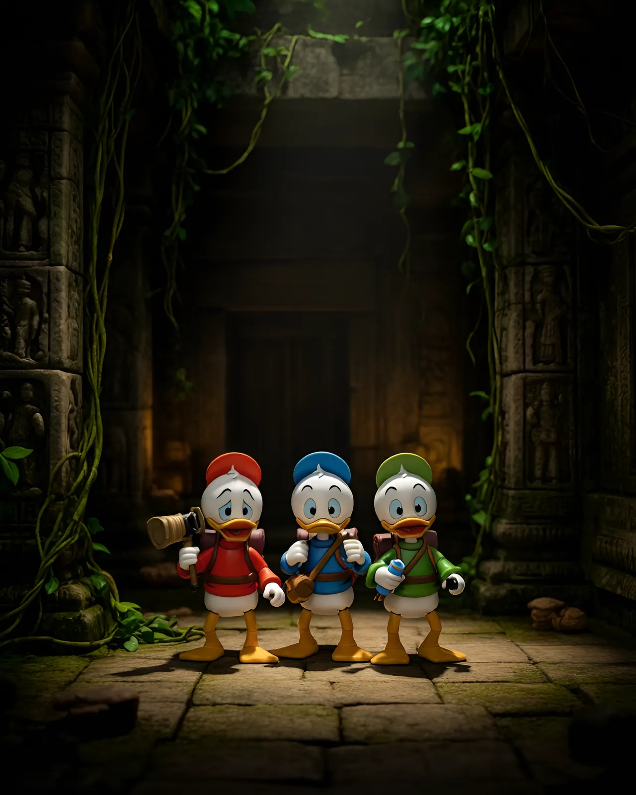 NECA DuckTales Ultimate 3‑Pack – Huey, Dewey & Louie 18 cm Figures - Image 10