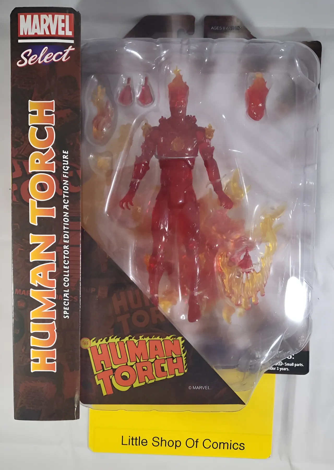 Diamond Select Toys Marvel Human Torch Marvel Select Action Figure - Image 3