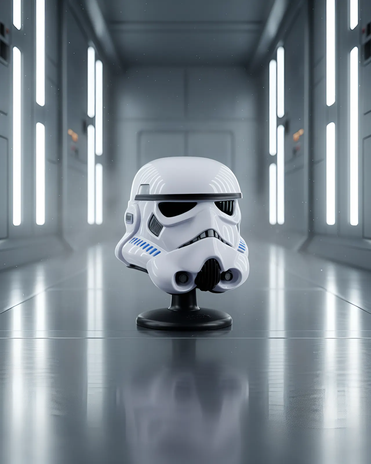 Hasbro Star Wars Black Series Stormtrooper Mini Helmet 6" Display - Image 4