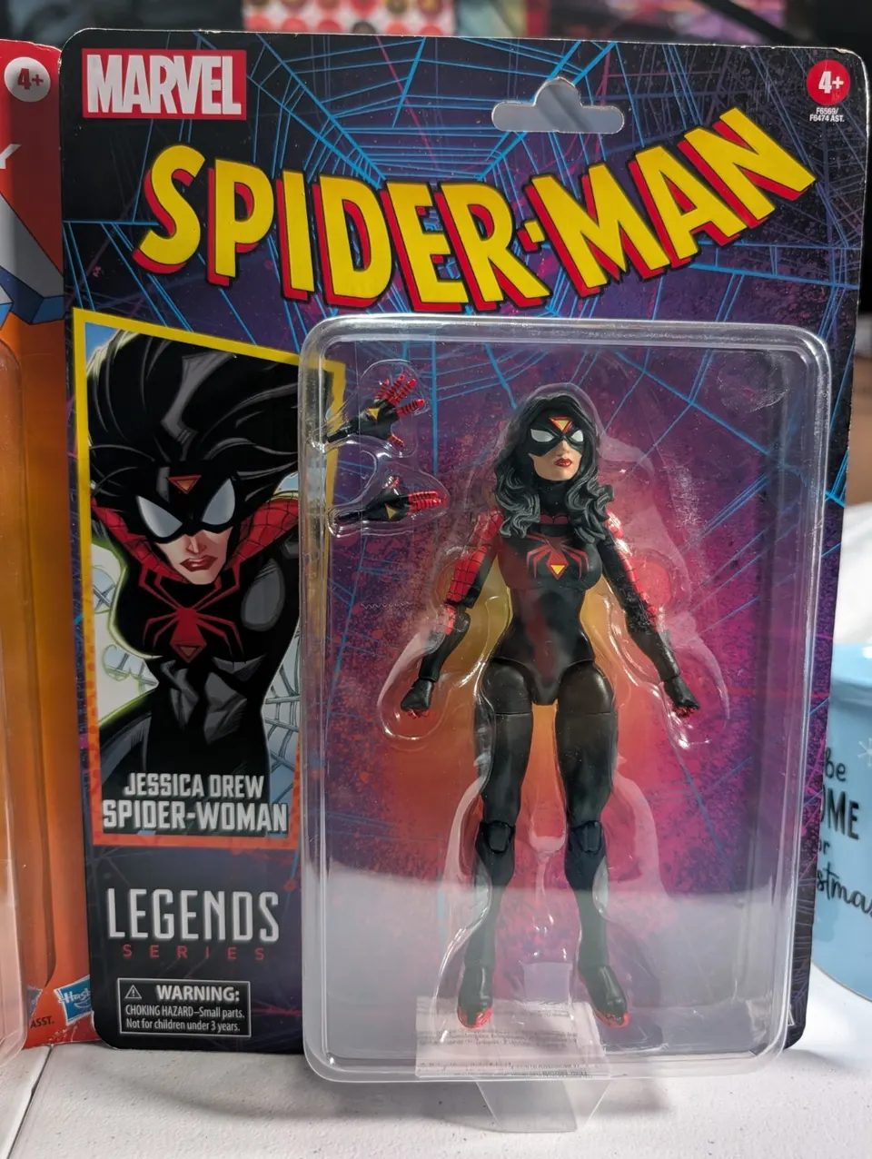 Hasbro Marvel Legends Spider-Woman 6" Figure – Retro Cardback (2023) - Image 2
