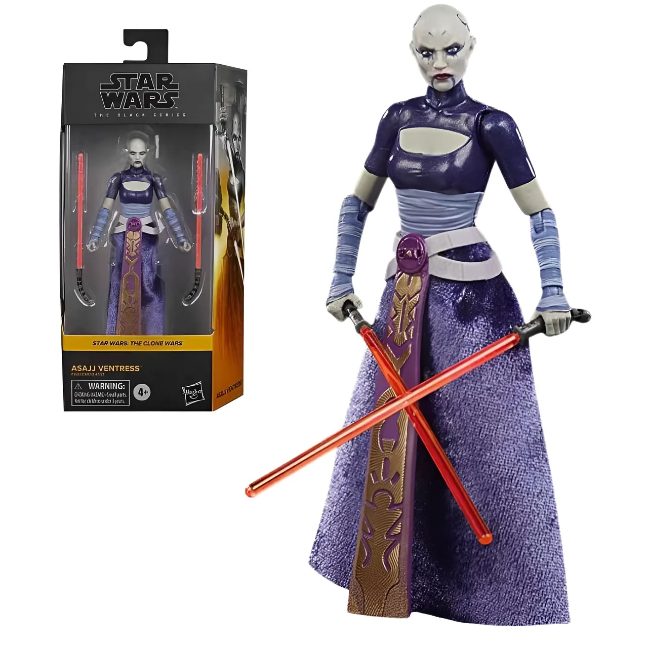 Hasbro Star Wars Black Series Asajj Ventress 6‑pouces Figurine articulée - Image 4