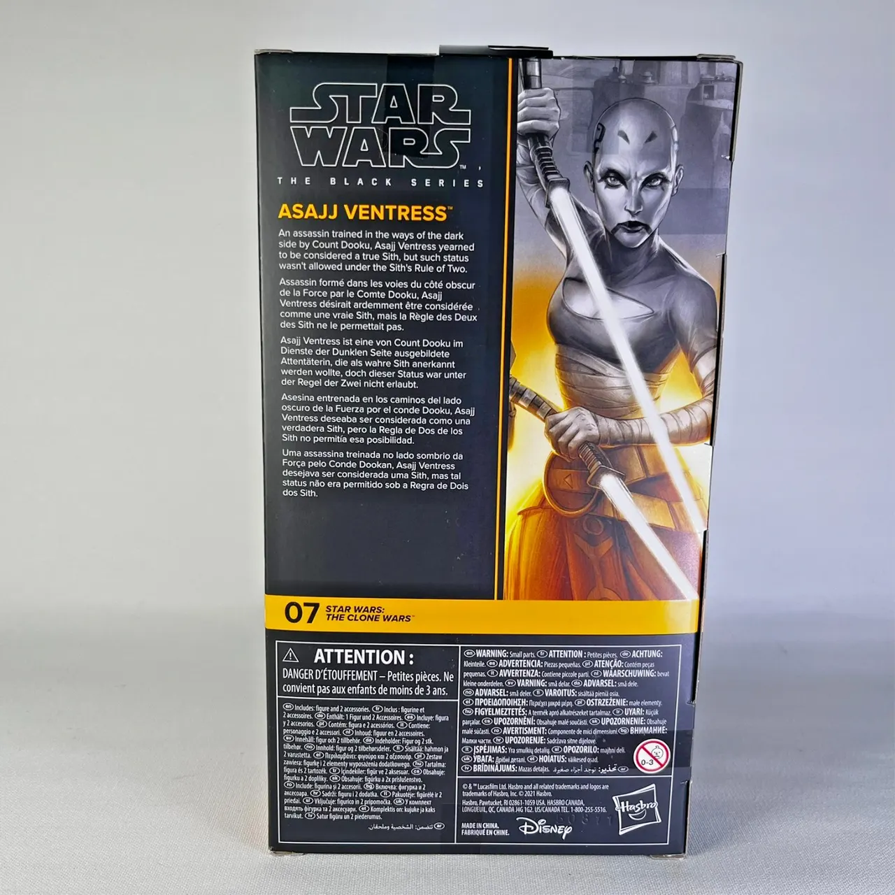Hasbro Star Wars Black Series Asajj Ventress 6‑pouces Figurine articulée - Image 7