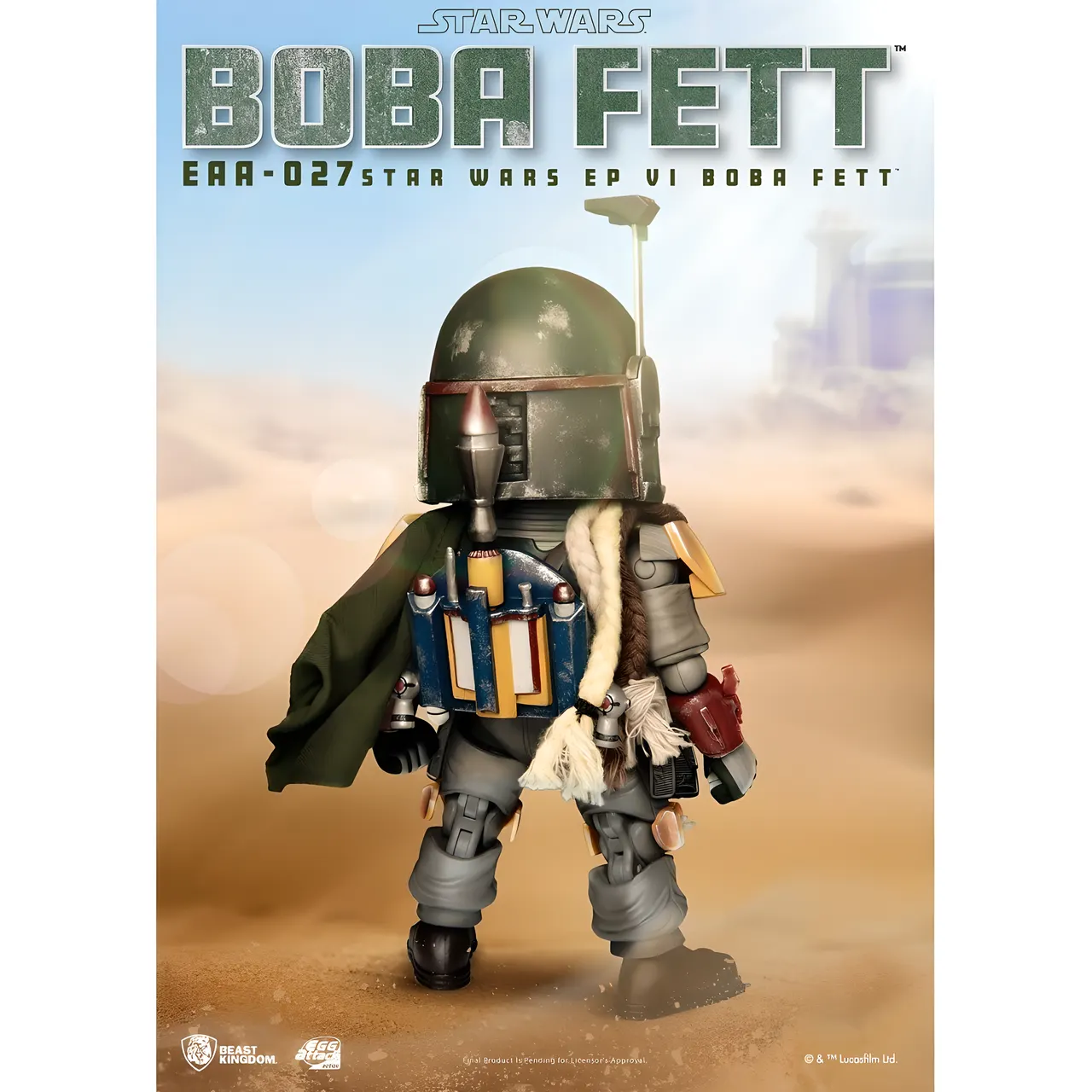 Beast Kingdom Boba Fett Egg Attack Action Figure (EAA-027) - Image 6