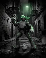 McFarlane Toys Michelangelo Black White Green Page Punchers 5" Figure - Thumbnail 6