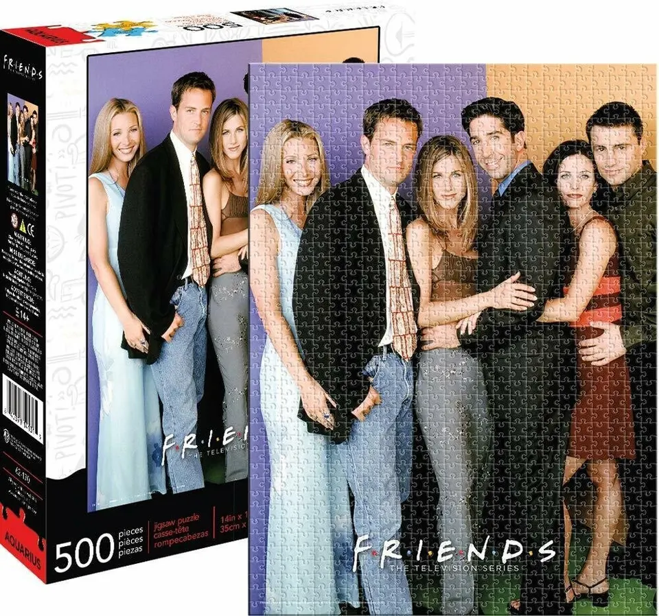 Clementoni Puzzle de 500 piezas de Friends en temática de natación - Image 1