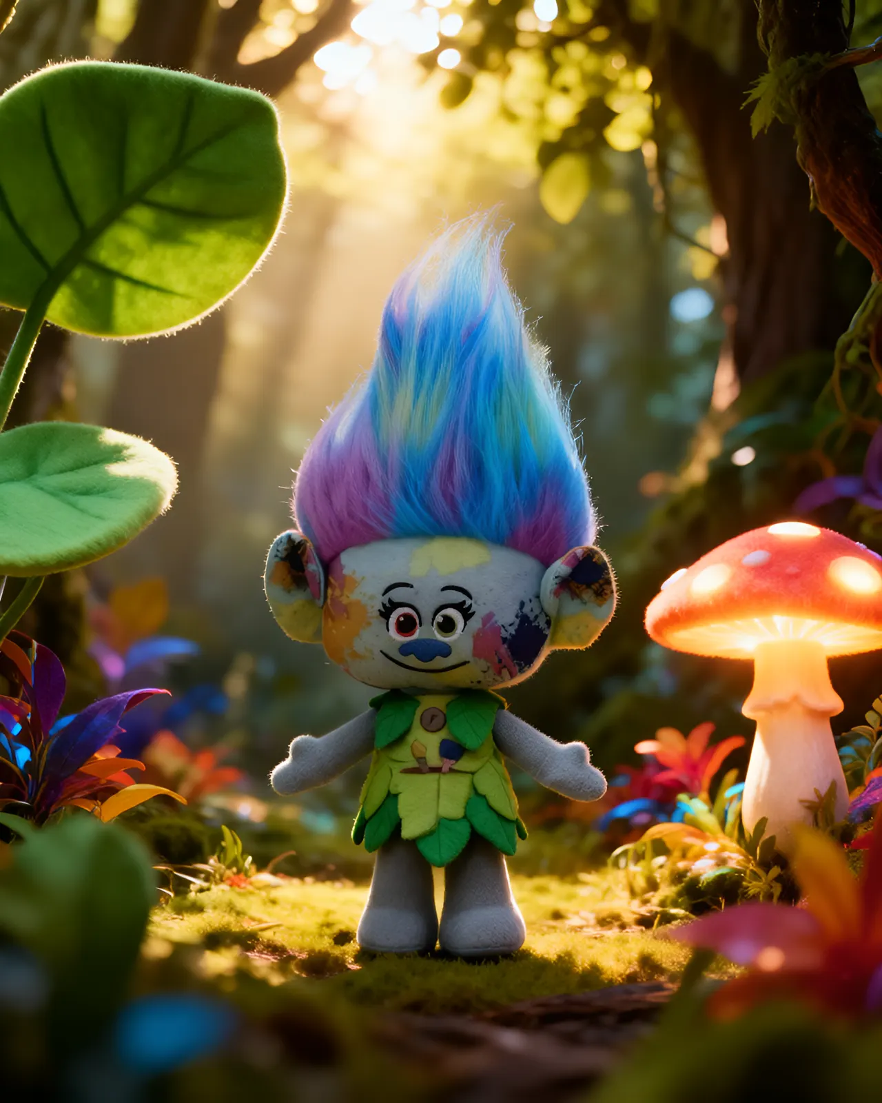 Hasbro Branch 30 cm Plush Doll – Dreamworks Trolls - Image 2