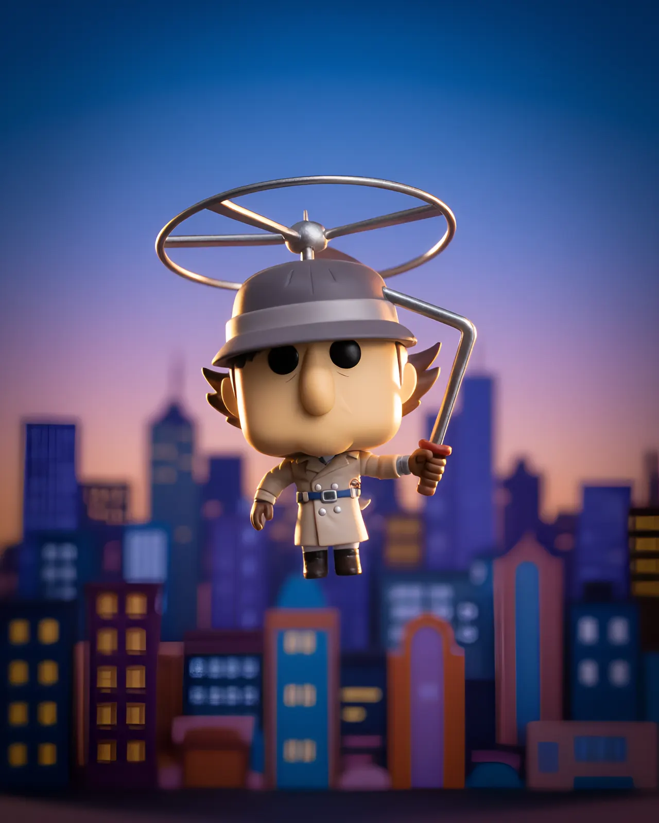 Funko Pop! Inspector Gadget Flying #893 – Animation Vinyl - Image 3