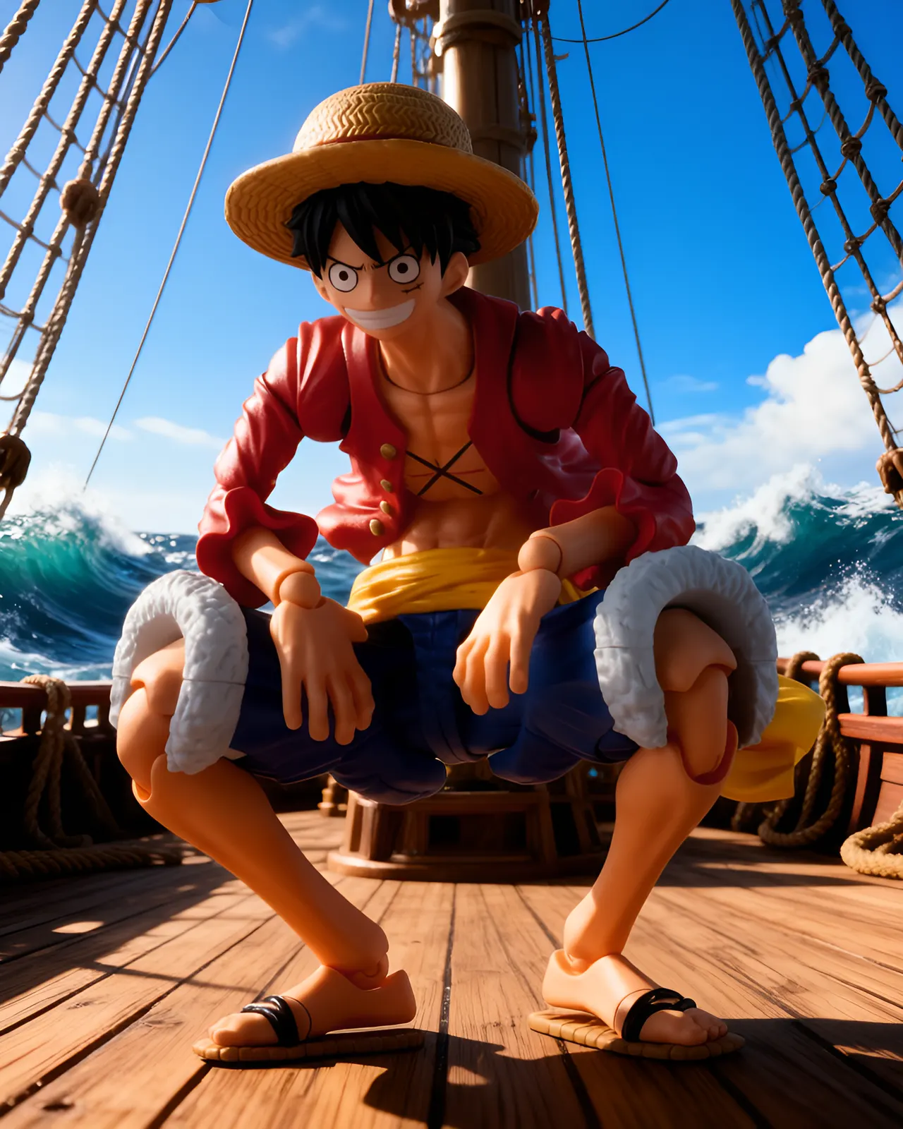 Bandai Spirits Monkey D. Luffy S.H.Figuarts 15 cm Figure - Image 11