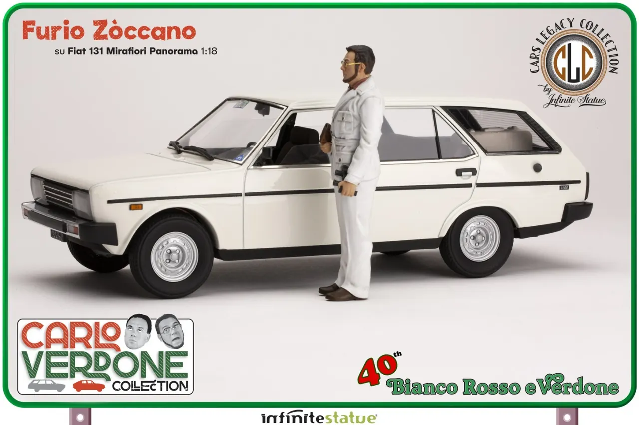 Infinite Statue Furio & Fiat 131 Panorama 1/18 Resin Action Figure - Image 10