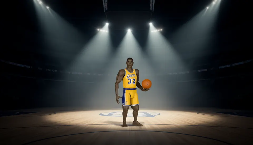 Magic Johnson 6" Articulated Figure – McFarlane SportsPicks Legends
