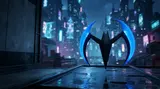 NECA Batman Beyond Blue Batarang Prop Replica with LUCI Light - Thumbnail 6