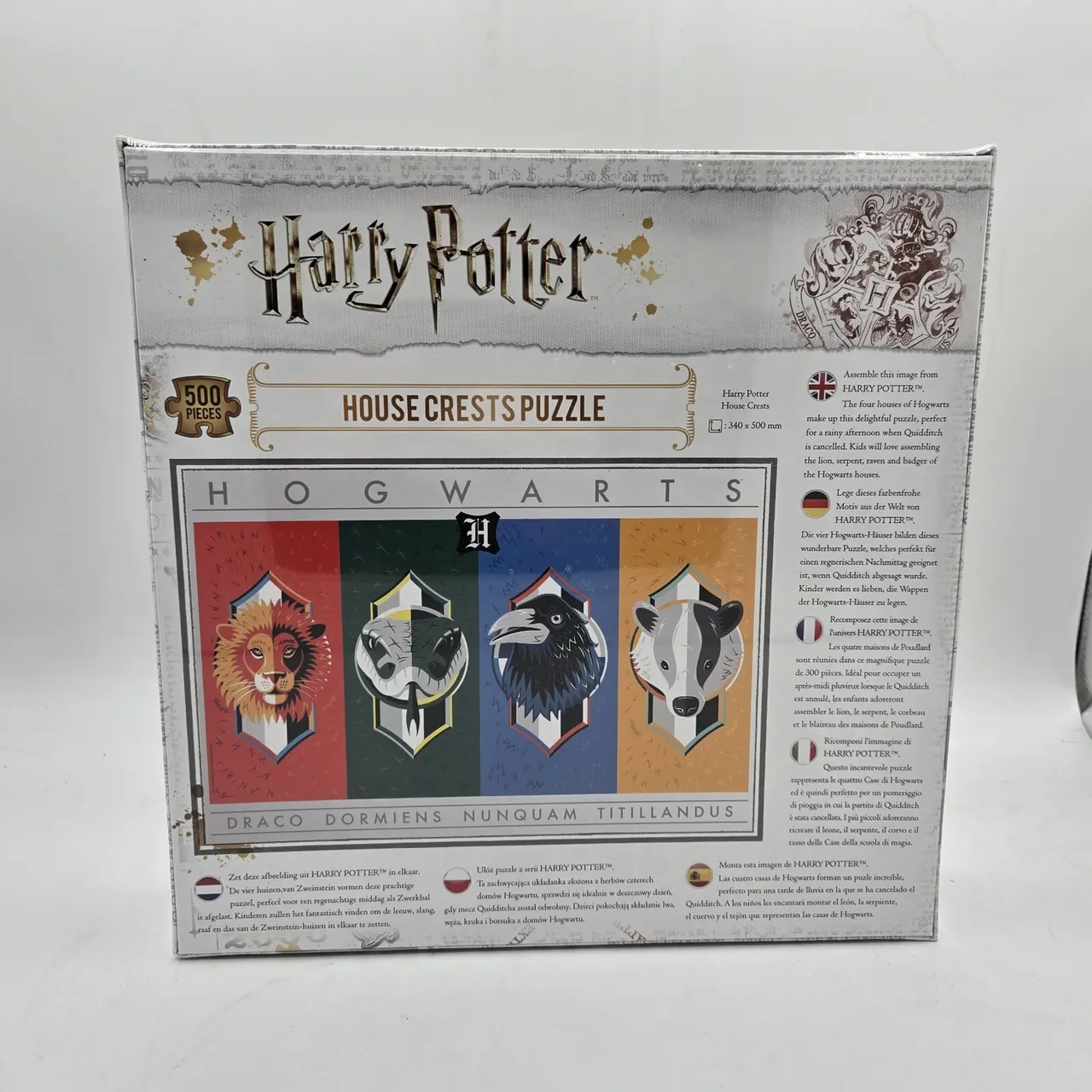 Winning Moves Harry Potter Hogwarts House Crest 500-Piece Puzzle - Image 2