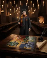 Winning Moves Harry Potter Hogwarts House Crest 500-Piece Puzzle - Thumbnail 9