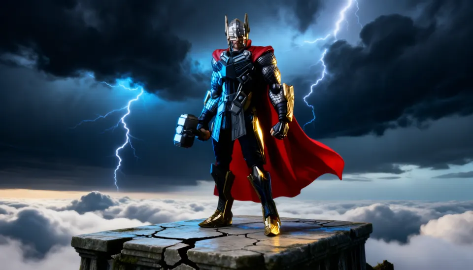 Square Enix Bring Arts Thor Variante Figurine articulée – Multicolore