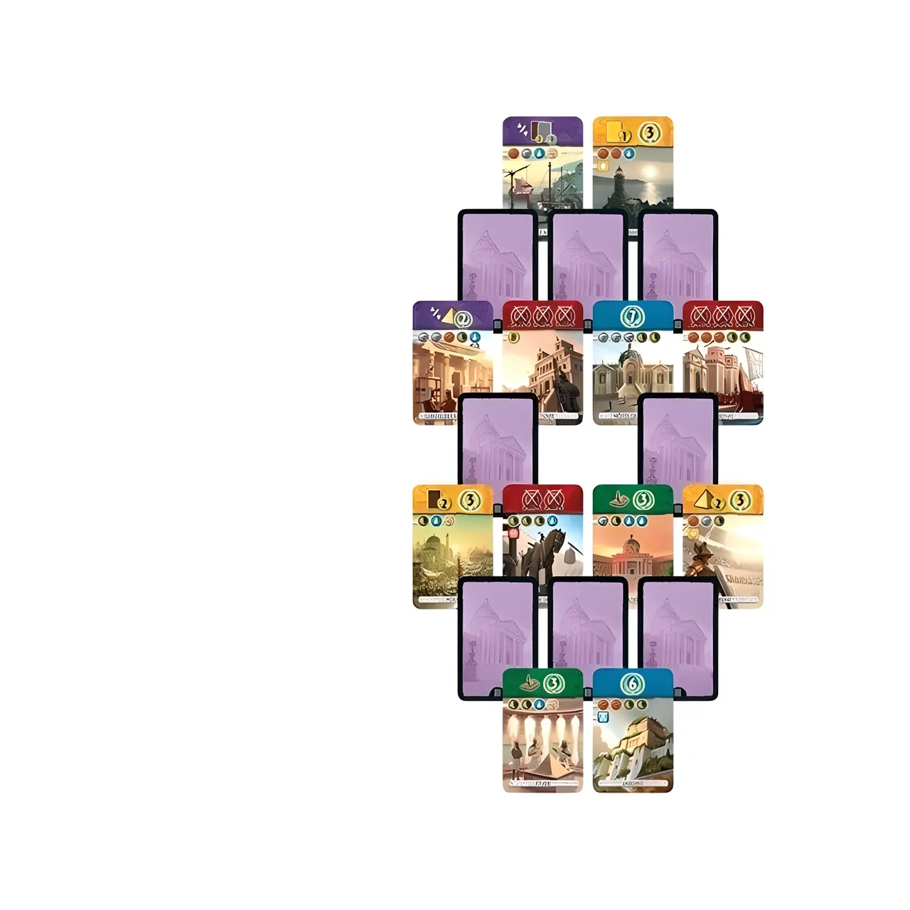 Asmodee 7 Wonders Duel – 2‑Player Strategy Board Game - Image 8