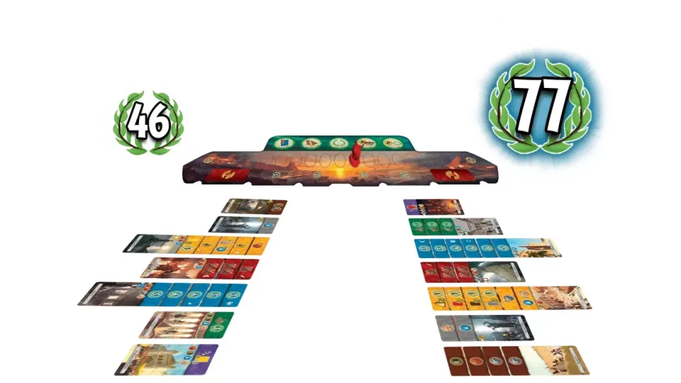 Asmodee 7 Wonders Duel – 2‑Player Strategy Board Game - Image 4