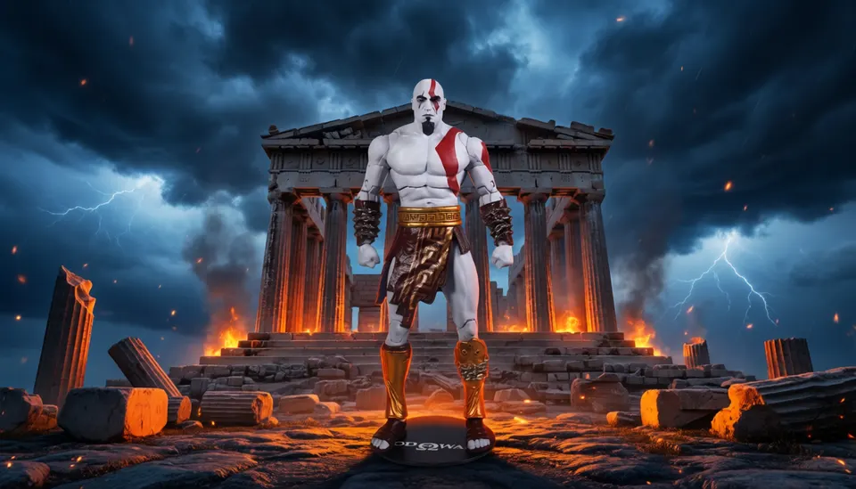 McFarlane Elite Edition God of War Kratos (Ares Armor) Action Figure