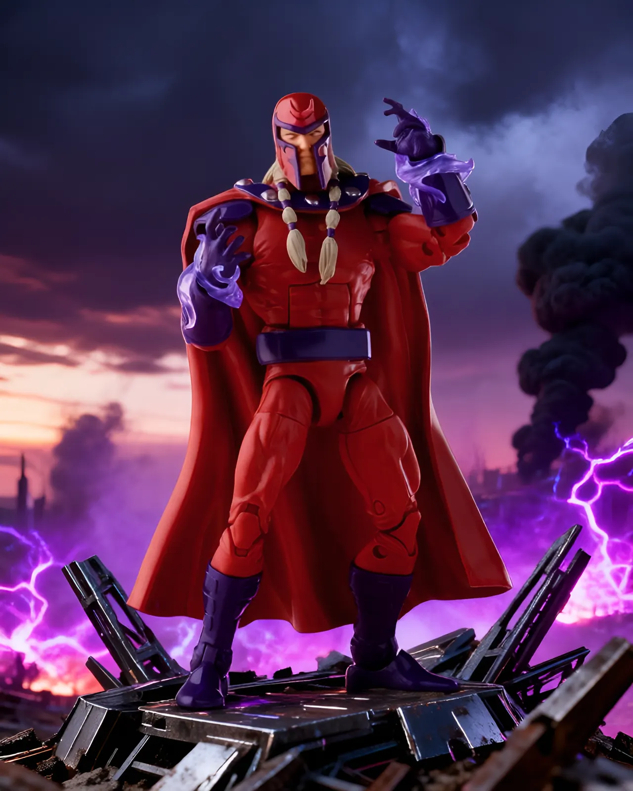 Hasbro Marvel Legends Series Magneto 6-inch Action Figure - Image 6