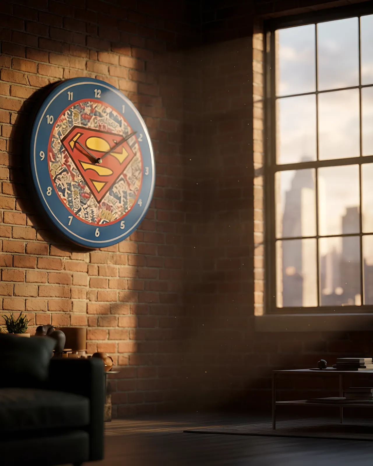 DC Comics Superman Logo Wall Clock – Official DC Collectible - Image 3