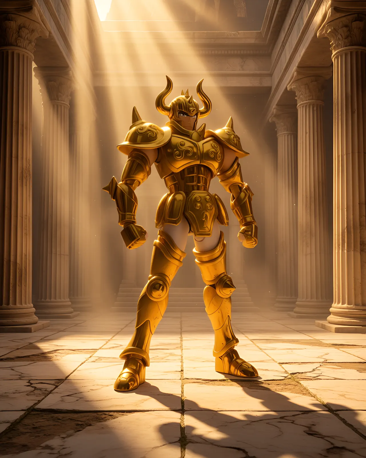 Blokees Saint Seiya Champion Class Taurus Aldebaran Model Kit - Image 5