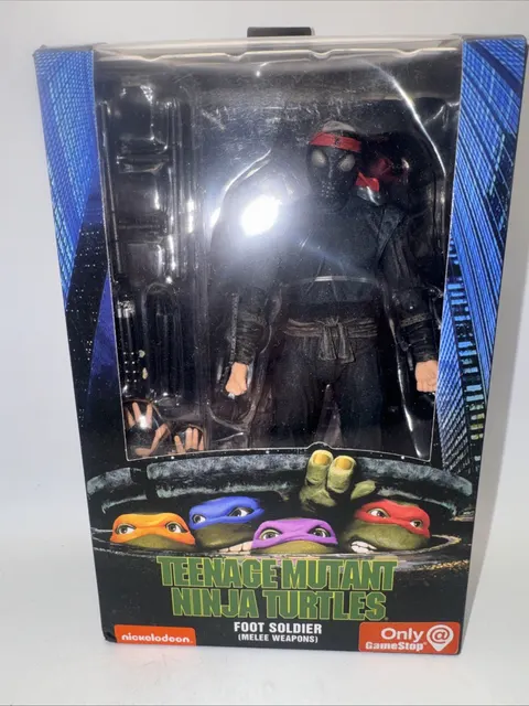 NECA TMNT 1990 Film Foot Soldier 7" Action Figure GameStop Exclusive