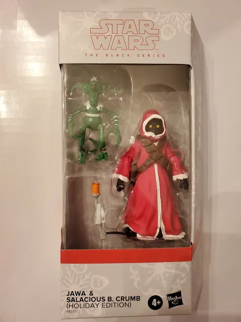 Hasbro Star Wars Black Series Holiday Jawa & Salacious Crumb 6" Figure