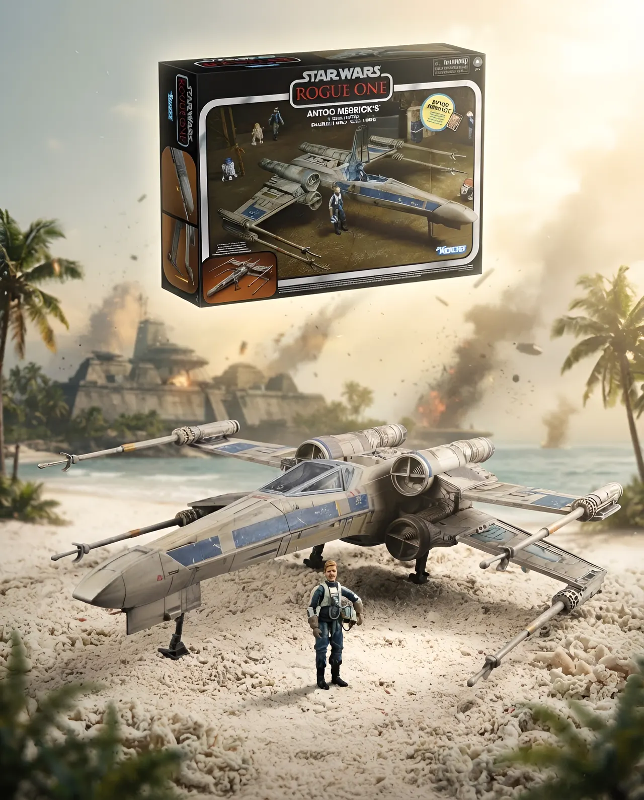 Star Wars The Vintage Collection Antoc Merrick X-Wing Fighter – 3.75" - Image 9