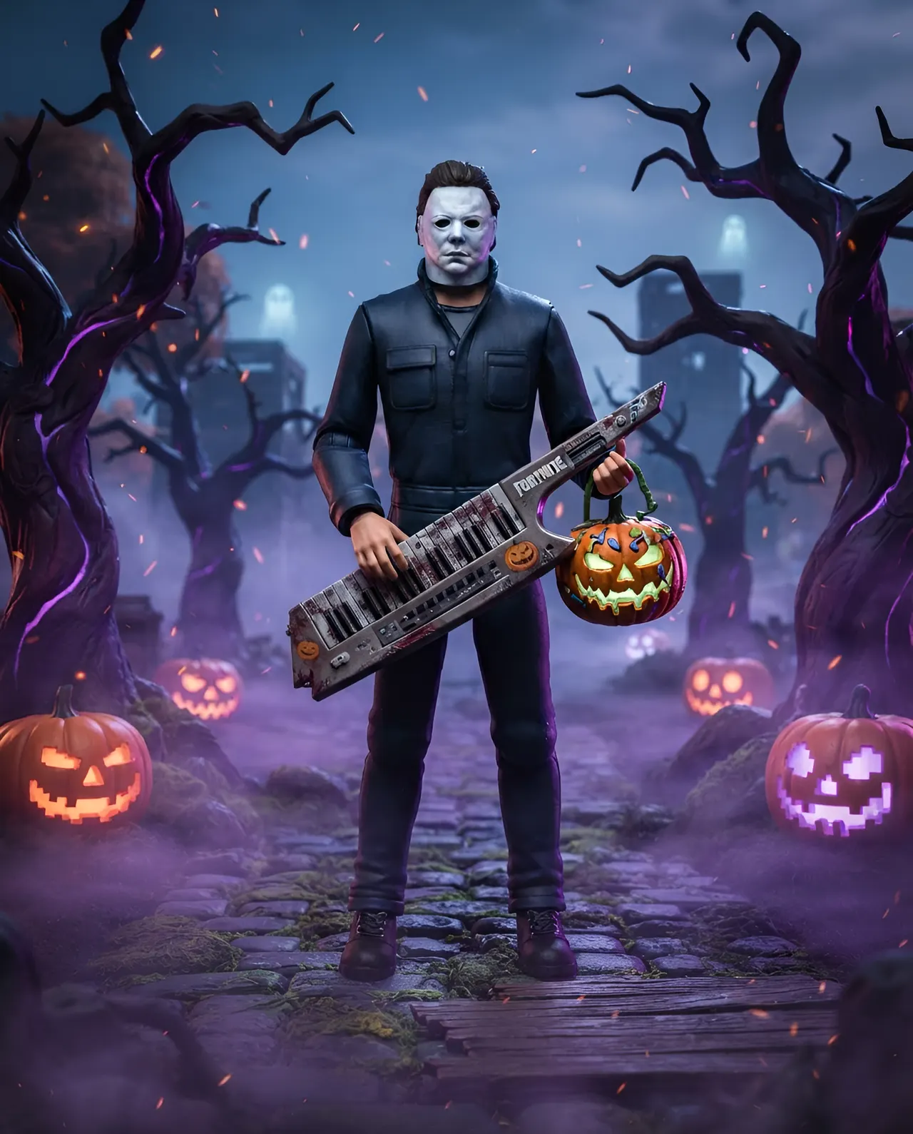 NECA Fortnite Fortnitemares Michael Myers 18 cm Action Figure - Image 8